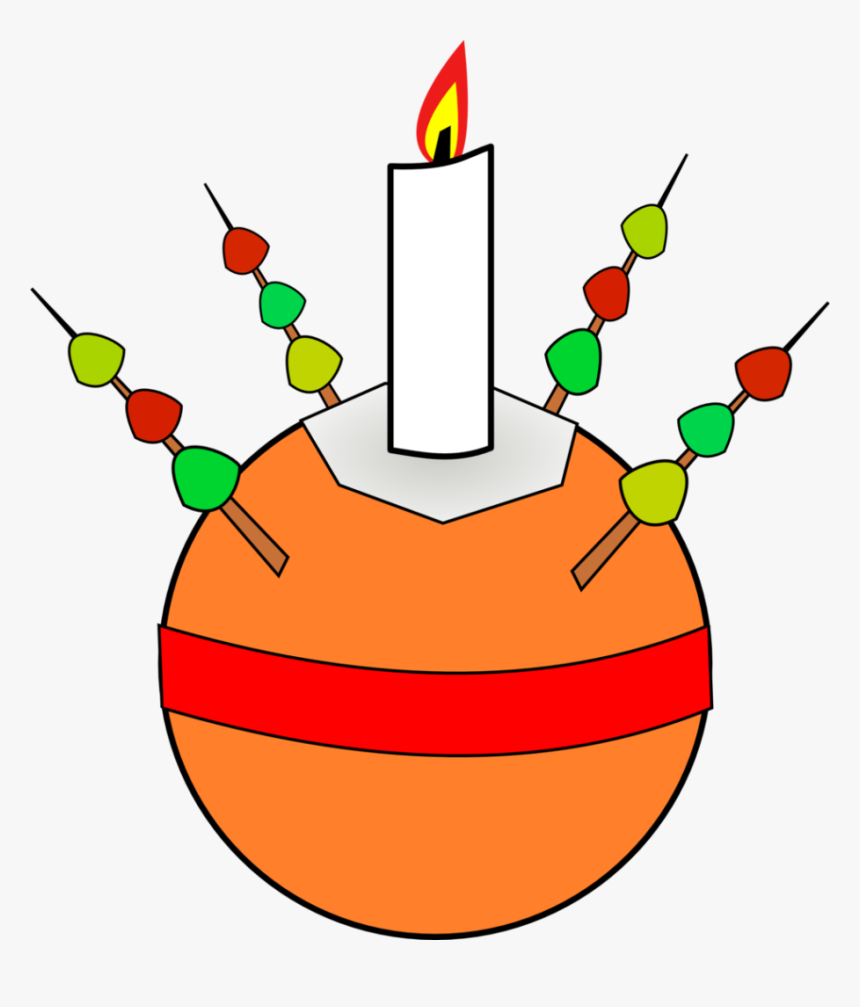 Christingle Candle, HD Png Download, Free Download