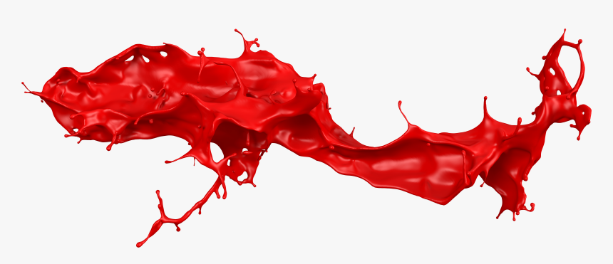 Paint Ink Brush - Red Paint Splash Png, Transparent Png, Free Download
