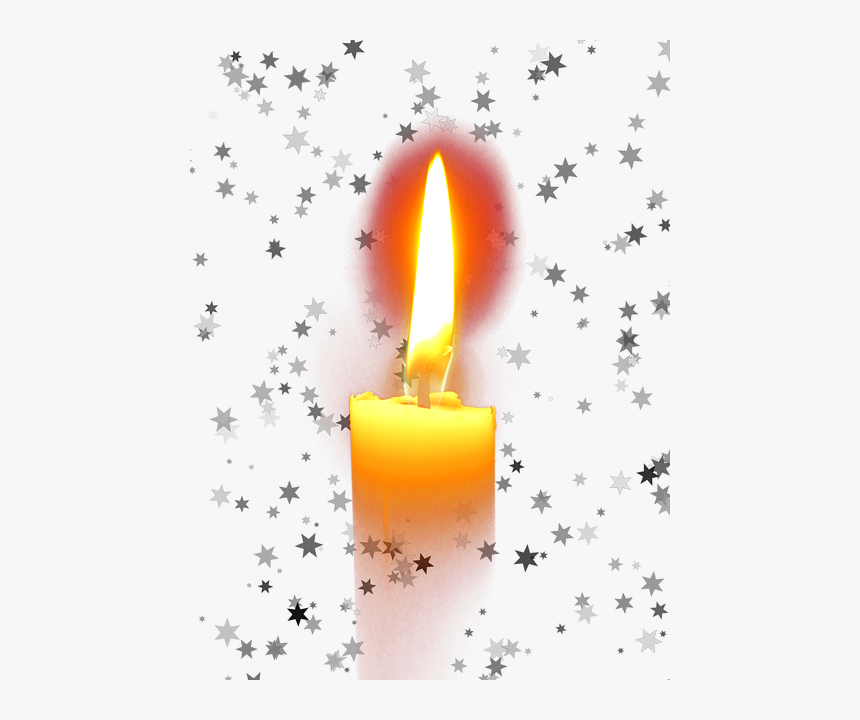 Christmas, Candle, Festival, Celebration, Gloss - Brennende Weihnachtskerze Png, Transparent Png, Free Download