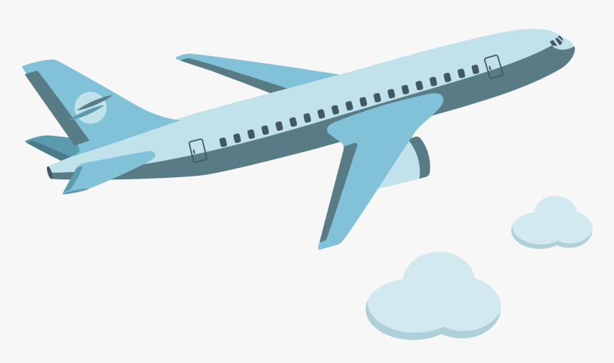 Airplane Aircraft Icon Vector - Cartoon Plane Transparent Background, HD Png Download, Free Download