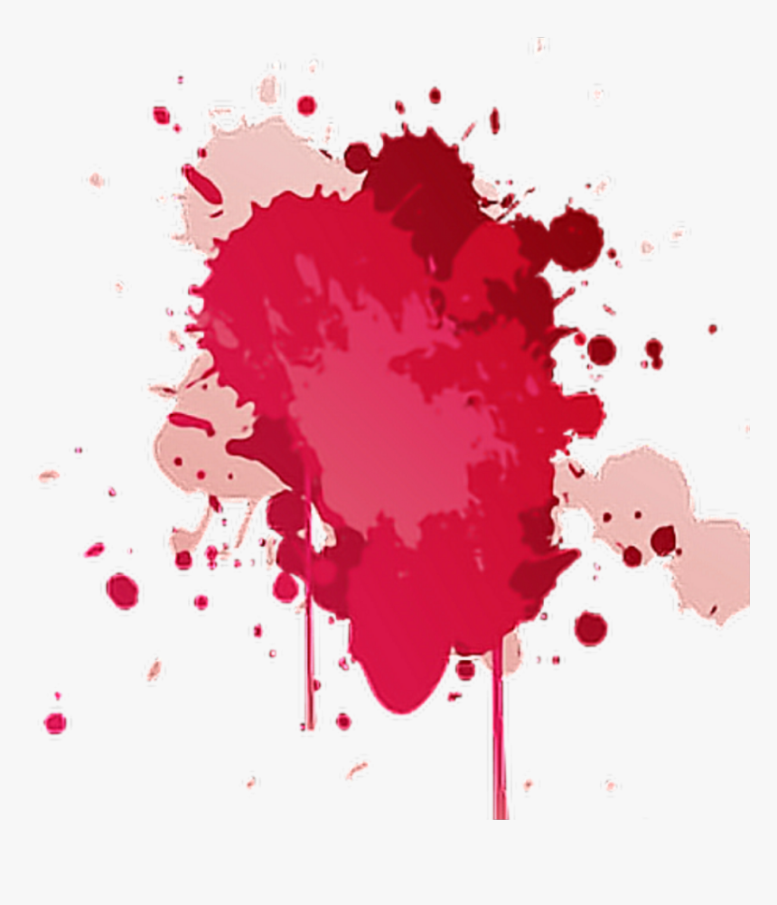 Red Ink Splatter Png - Red Paint Splatter Png, Transparent Png, Free Download