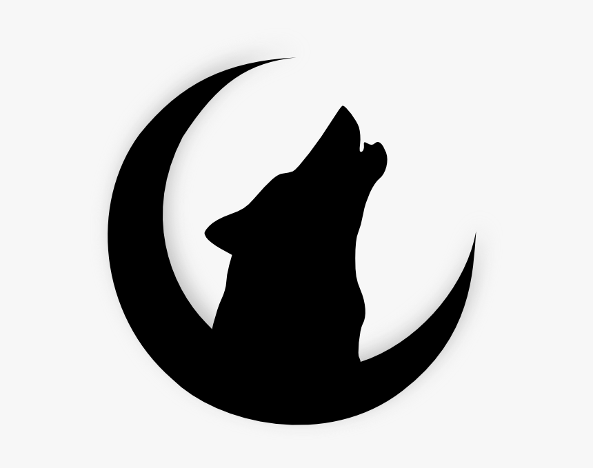 Coyote Clipart Wold - Wolf Howling At The Moon Cartoon, HD Png Download, Free Download