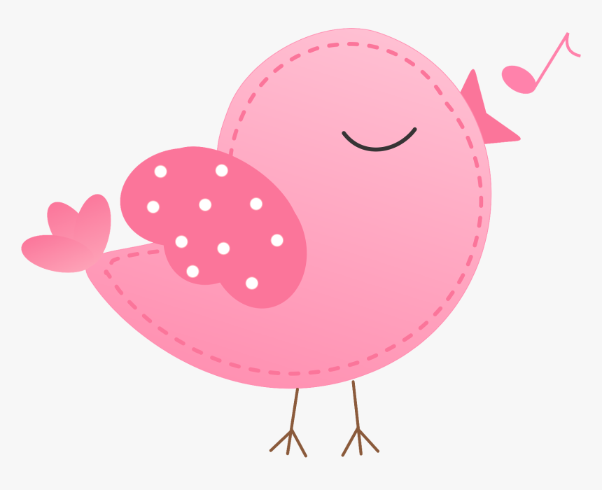 Cute Sweet Birds Clip - Passarinho Jardim Encantado Png, Transparent Png, Free Download