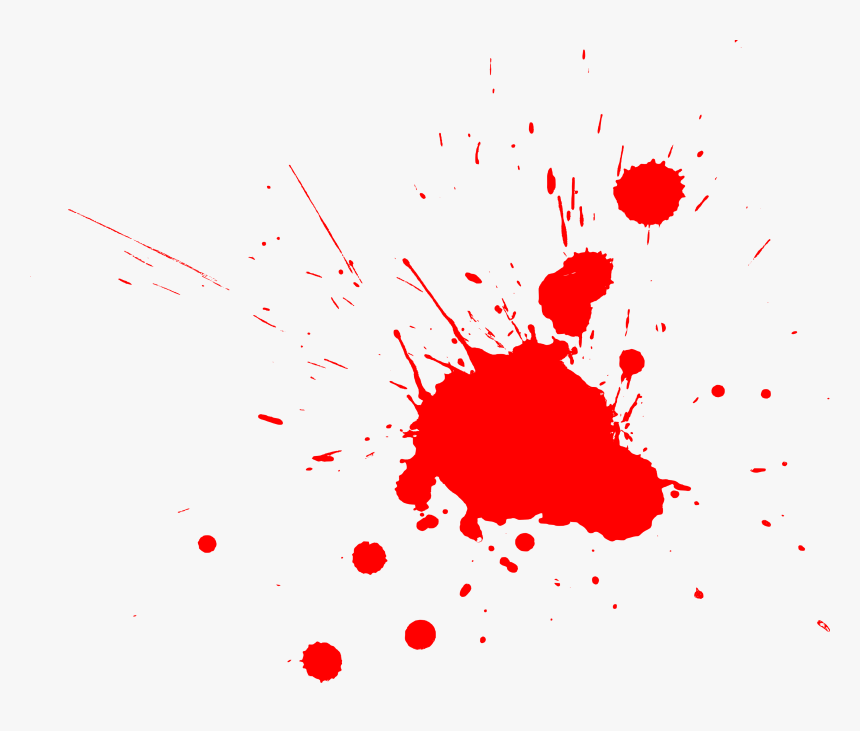 Red Blood Splatter Png, Transparent Png, Free Download