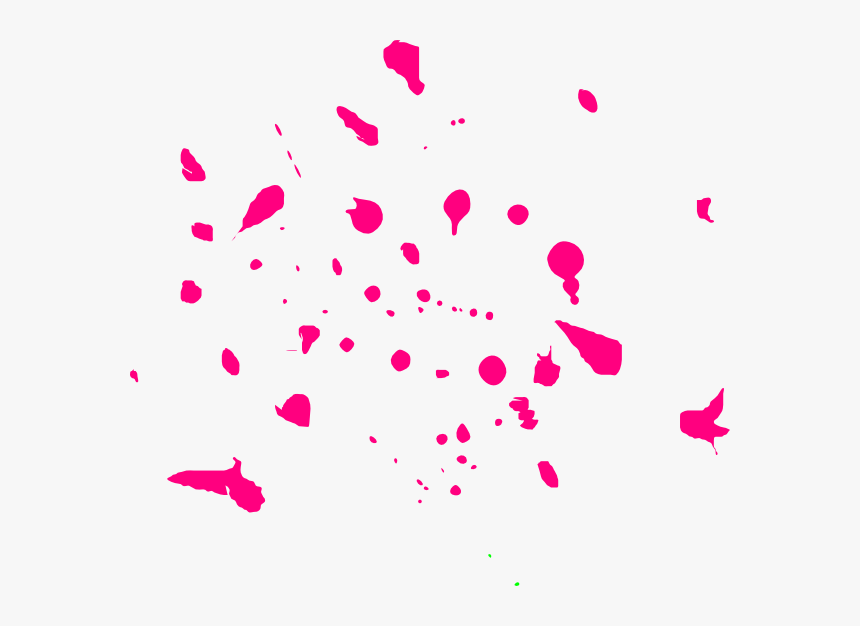 Paint Splatter Png Pink - Pink Paint Spots Png, Transparent Png, Free Download