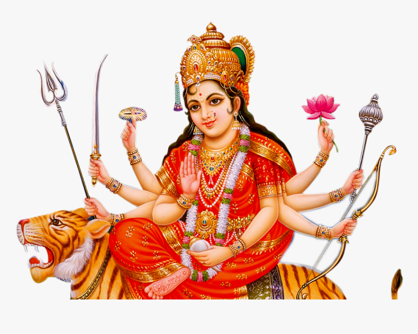Sherawali Mata Png - Durga Maa Png, Transparent Png, Free Download