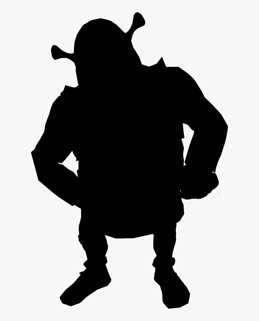 Transparent Shrek Head Png - Shrek And Donkey Silhouette, Png Download, Free Download
