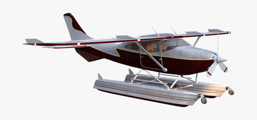 Airplane, Water, Plane, Sky, Fly, Landscape, Travel - Seaplane, HD Png Download, Free Download