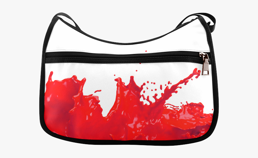 Glossy Red Paint Splash Crossbody Bags - Handbag, HD Png Download, Free Download