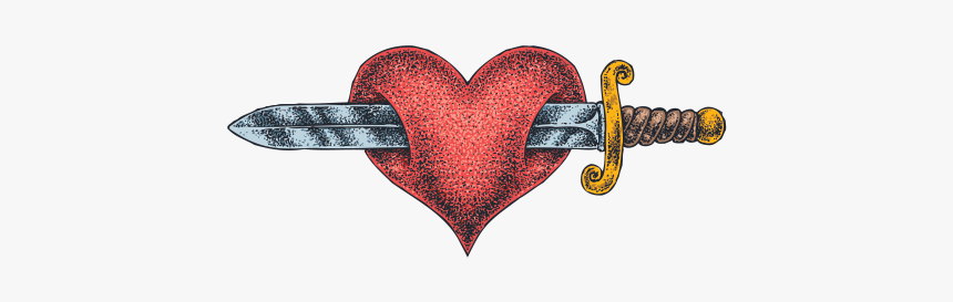 Clip Art Broken Heart Tattoo - Broken Heart Png Stickers, Transparent Png, Free Download