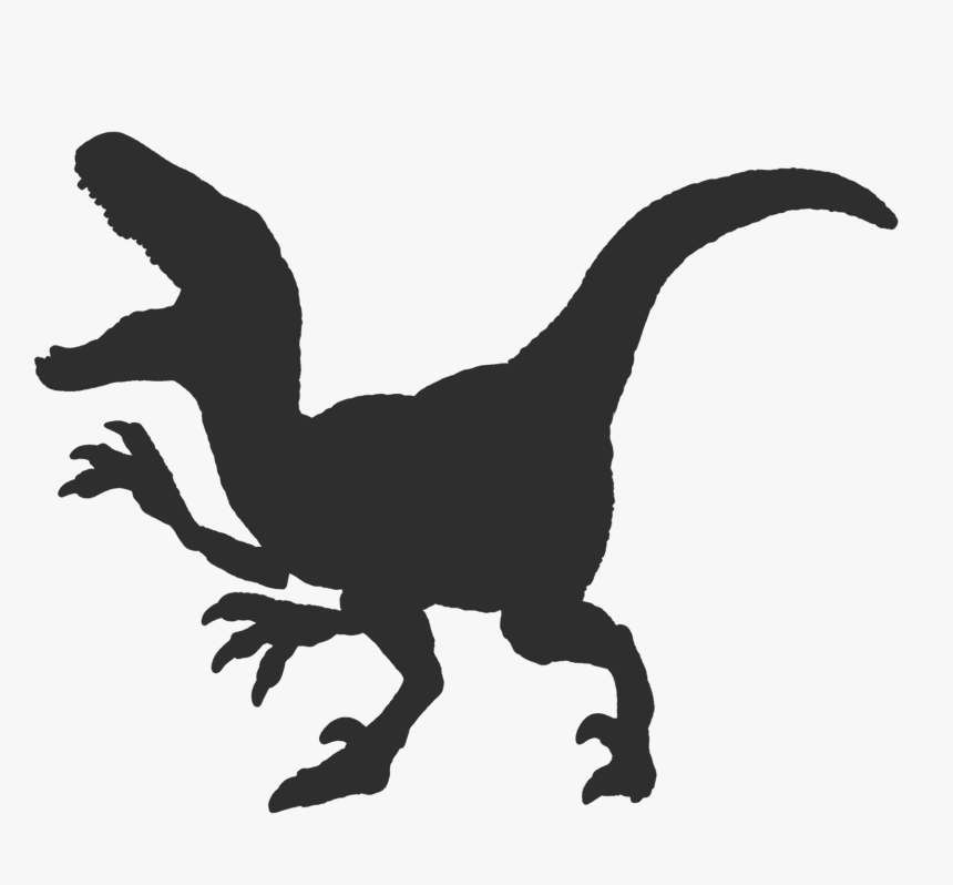 Velociraptor Silhouette, HD Png Download, Free Download