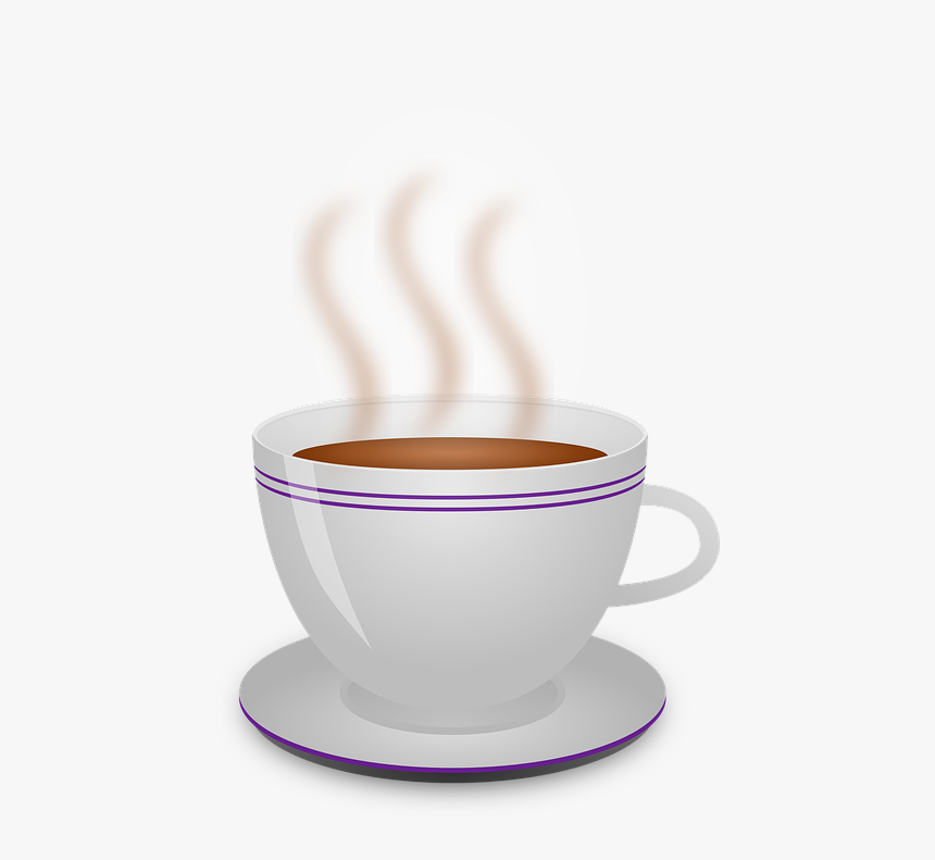 Tea Cup Png Clipart Background - Taza De Cafe Caliente, Transparent Png, Free Download