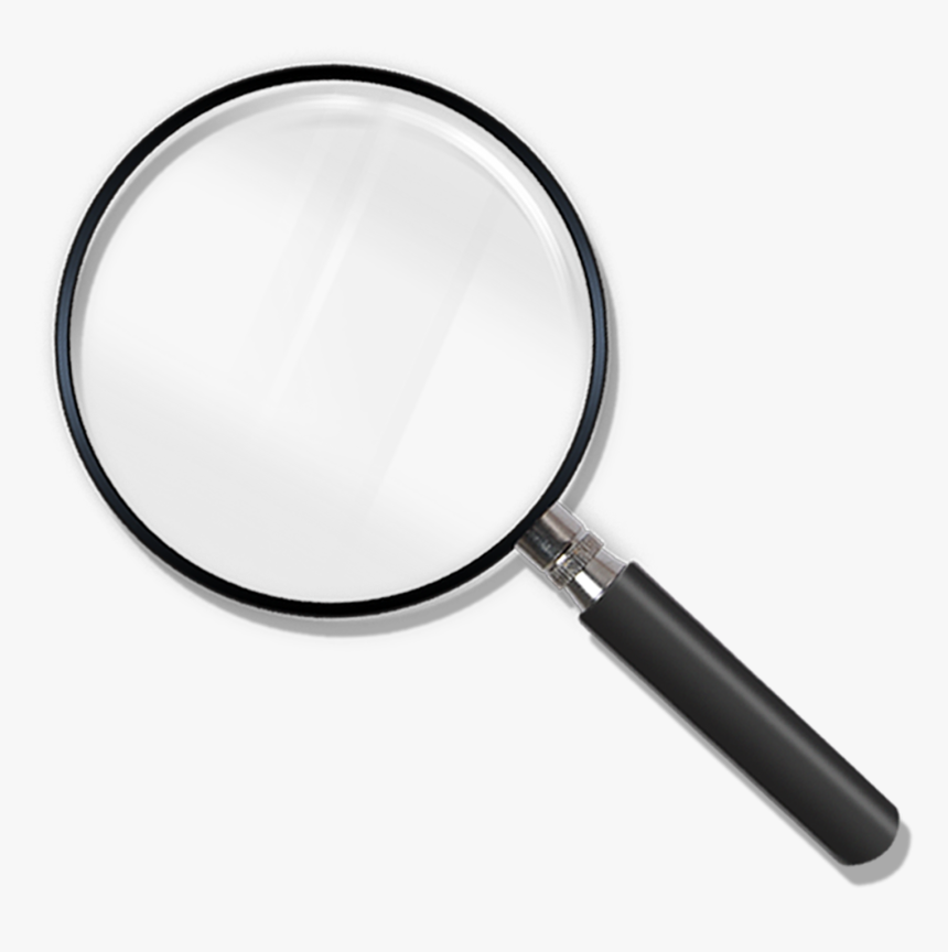 Glass Magnifying Realistic Icon Png Download Free Clipart - Free Magnifying Glass Clipart Realistic, Transparent Png, Free Download