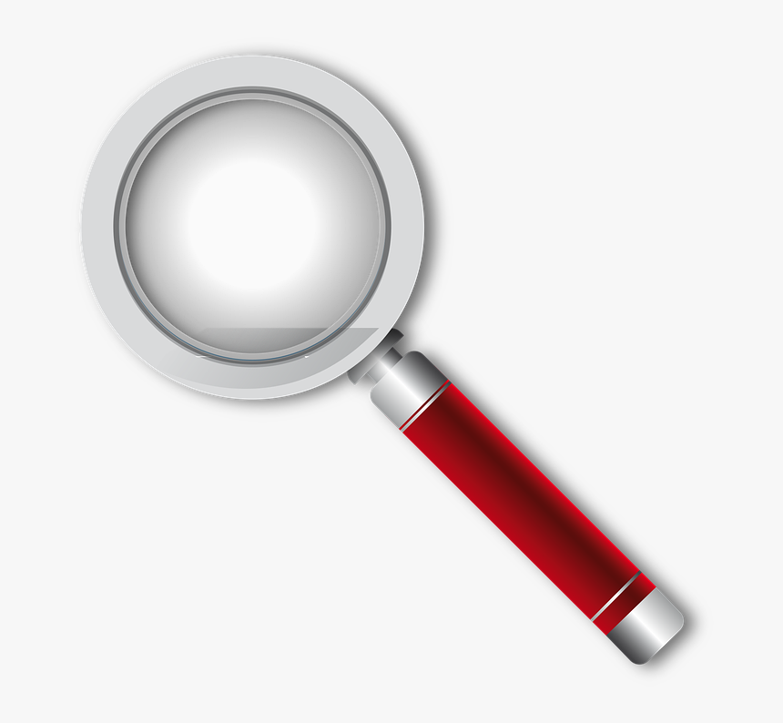 Magnifying Glass, Red, Glass, Detective, Increase, - Circle, HD Png Download, Free Download