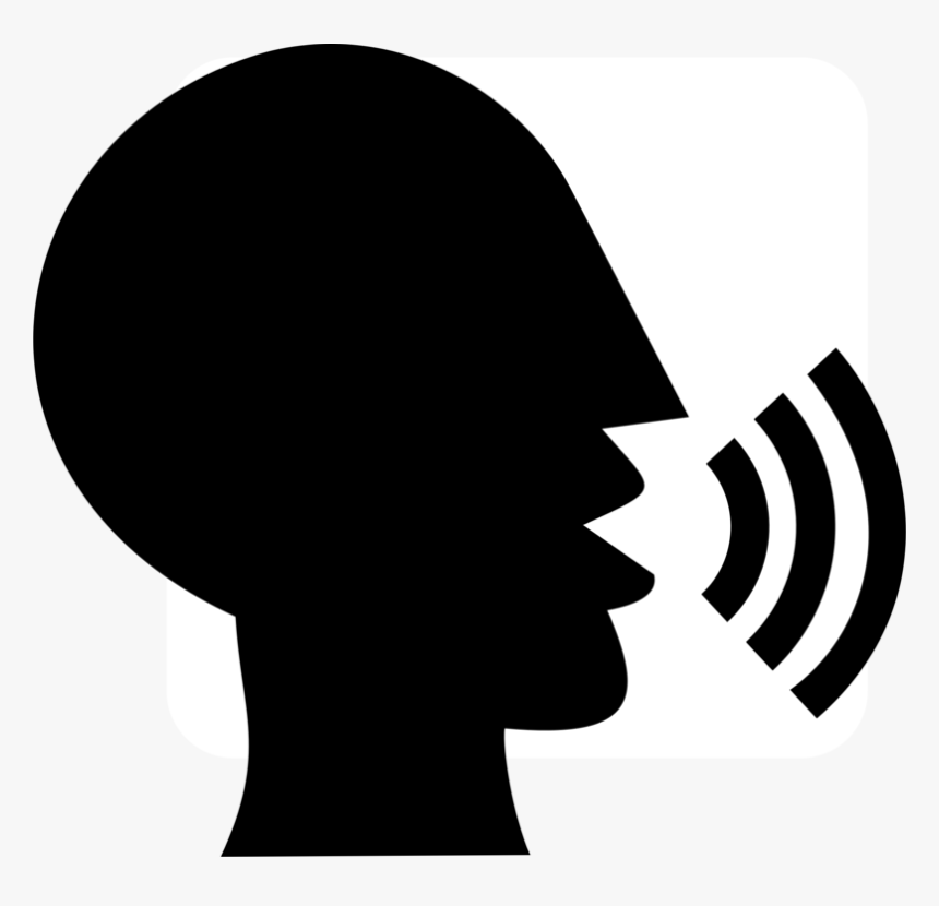 Human Behavior,head,silhouette - No Talking Sign Png, Transparent Png, Free Download
