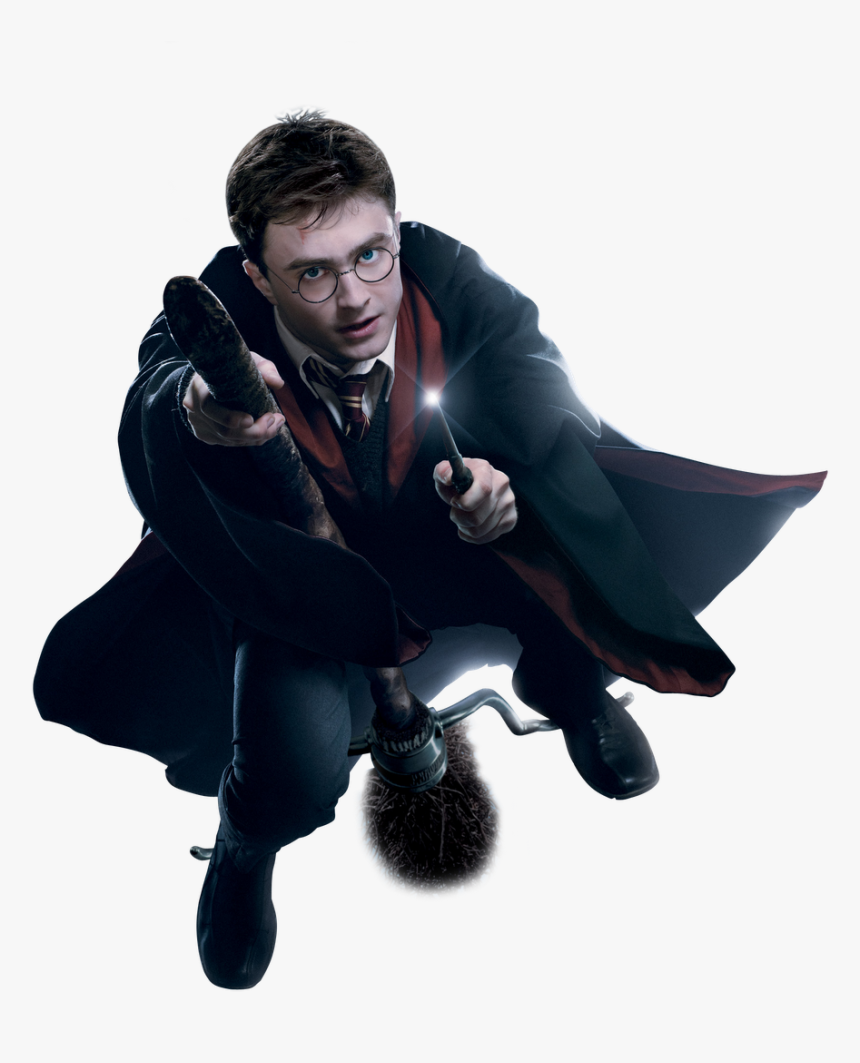 Transparent Harry Potter - Harry Potter Broom Flying, HD Png Download, Free Download