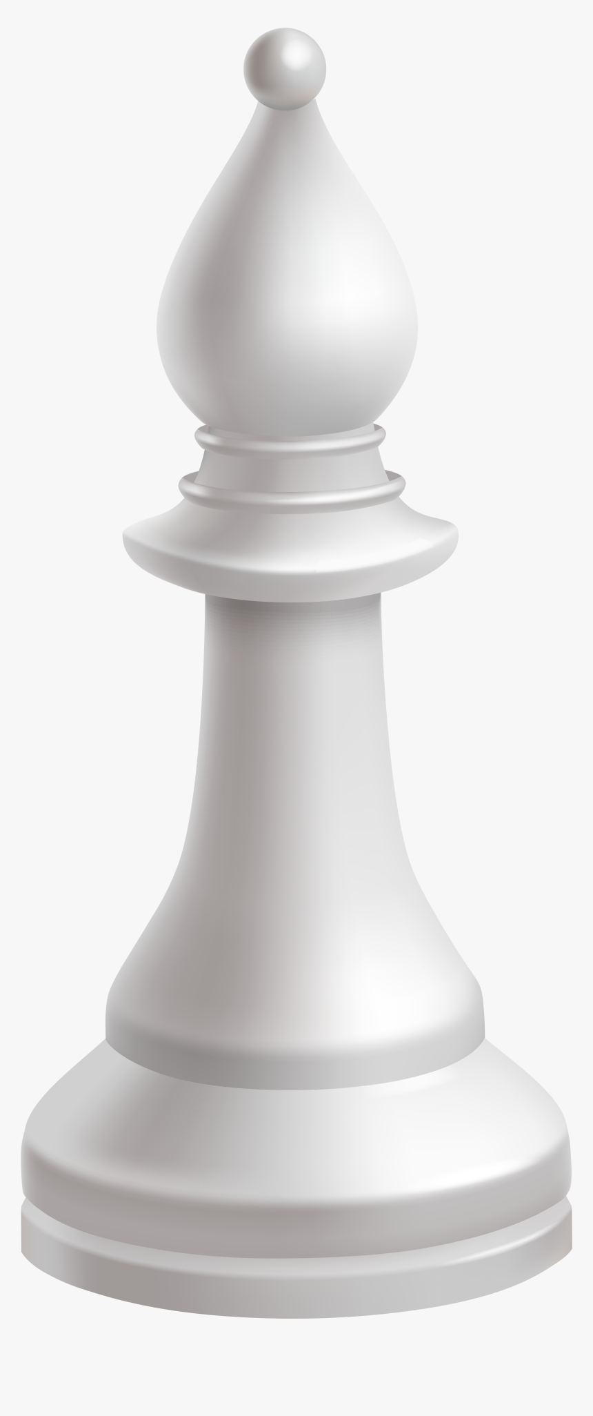Bishop White Chess Piece Png Clip Art, Transparent Png, Free Download
