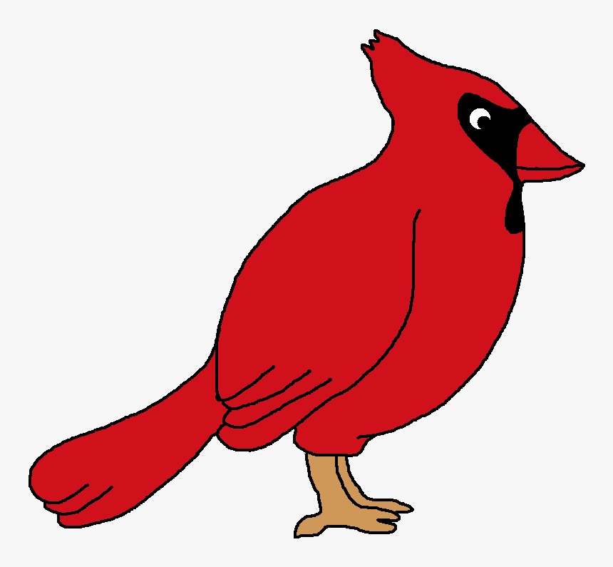 Red Cardinal Bird Clip Art - Cardinal Clipart, HD Png Download is free tr.....