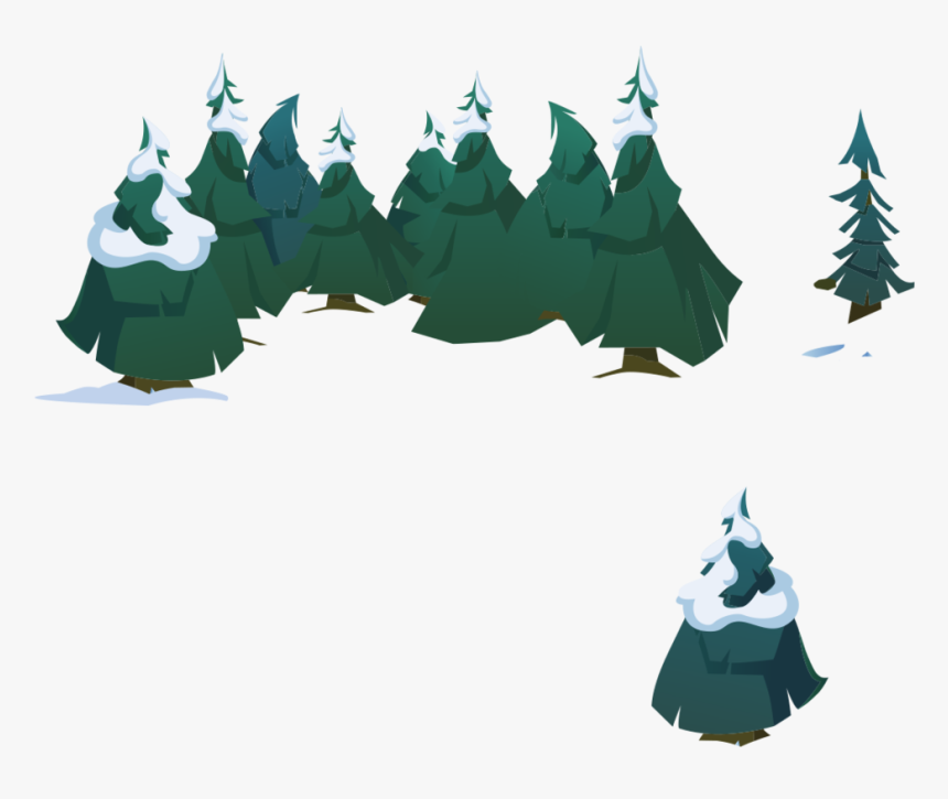 Wintertrees - Animal Jam Winter Trees, HD Png Download, Free Download