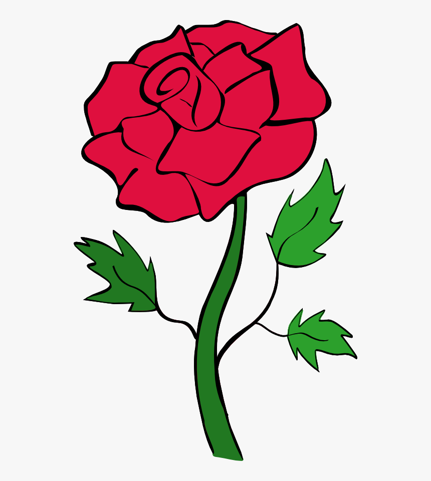 Clip Art Rose Petals Clipart Panda - Pink Rose Clipart, HD Png Download, Free Download