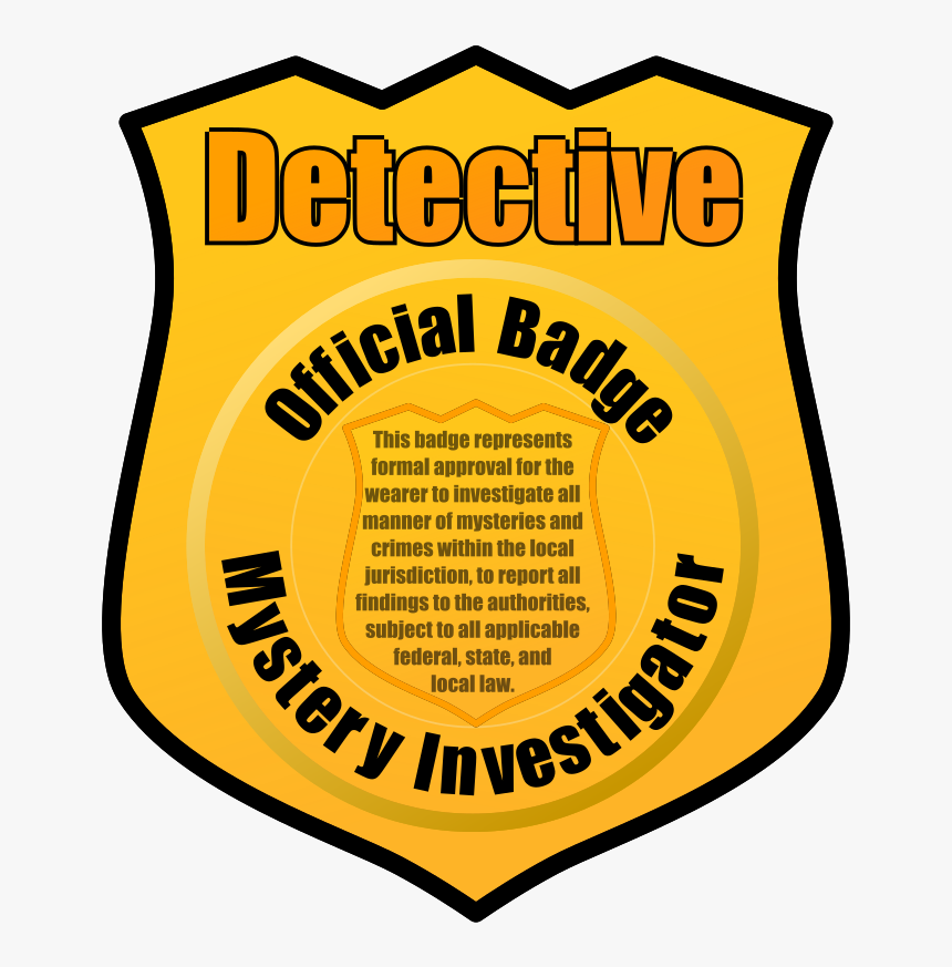 Clip Art Detective Badge, HD Png Download, Free Download