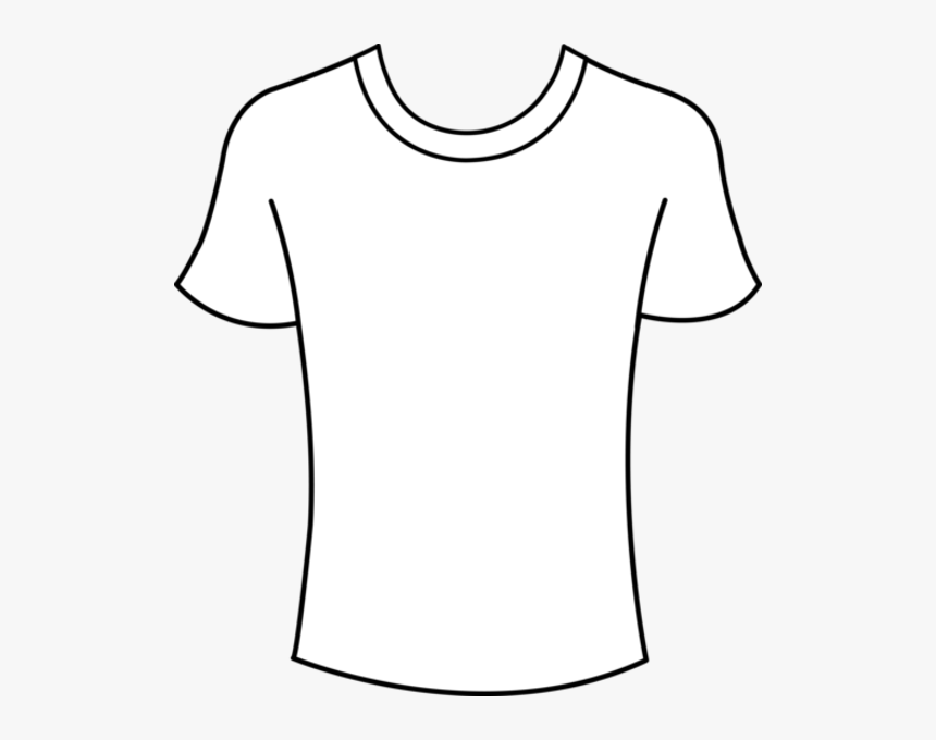 Blank T Shirt Coloring Pages - Transparent Shirt Template Png, Png Download, Free Download