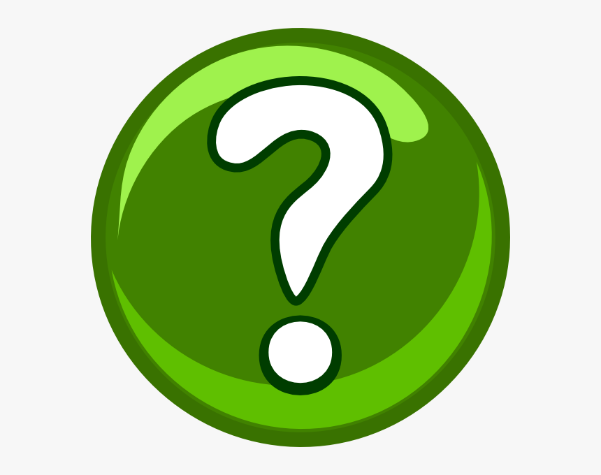 Green Question Mark Clip Art At Clker - Green Question Mark Clipart, HD Png Download, Free Download
