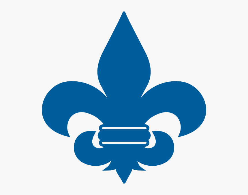 Cub Scout Blue Fleur De Lis Clip Art - Blue Fleurs De Lis, HD Png Download, Free Download