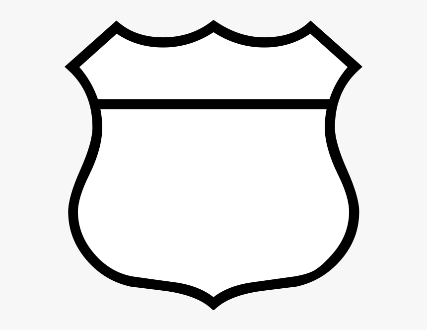 Police Badge Png - Blank Route 66 Signs, Transparent Png, Free Download