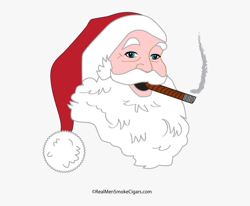 Santa Clipart Smoking - Santa Claus, HD Png Download, Free Download