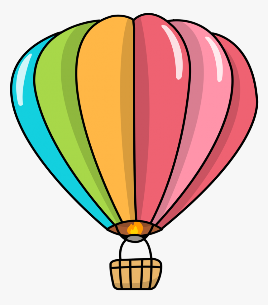 Free To Use Amp Public Domain Hot Air Balloon Clip - Pastel Hot Air Balloon Clip Art, HD Png Download, Free Download