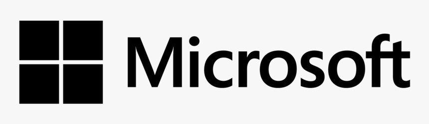 Disney Logo - Microsoft Black And White, HD Png Download, Free Download