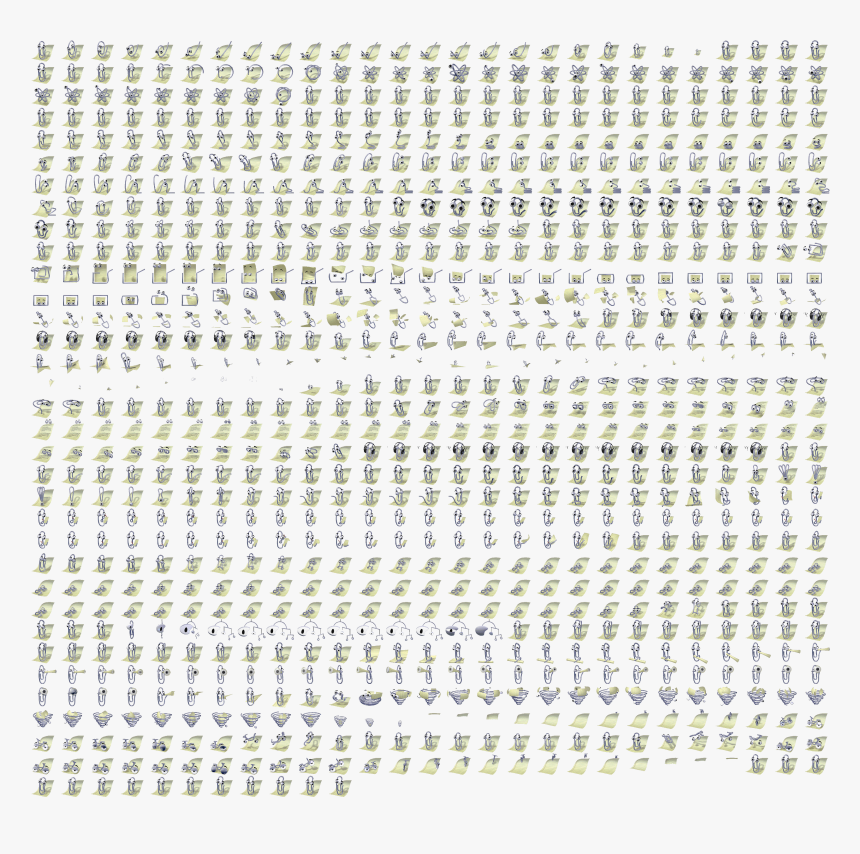 Clippy Sprite Sheet, HD Png Download, Free Download