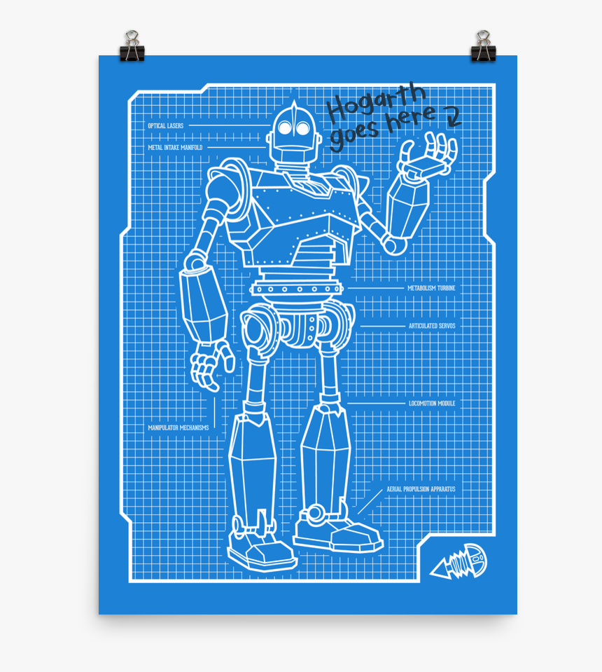 Best Friend Blueprint Poster - Mecha, HD Png Download, Free Download