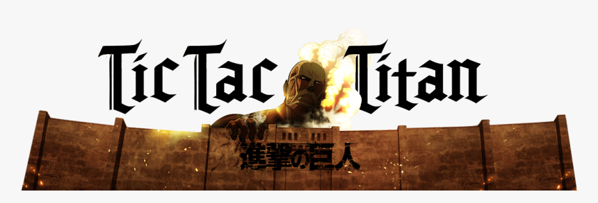 Attack On Titan Tic Tac Toe - Attack On Titan Wall Png, Transparent Png, Free Download