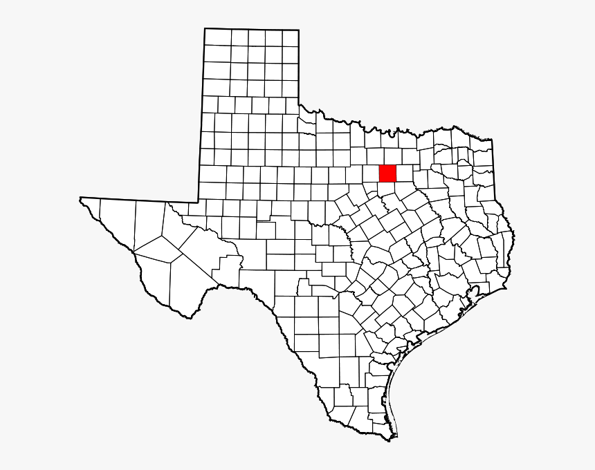 Map Of Texas Highlighting Tarrant County - Tarrant County On Texas Map, HD Png Download, Free Download