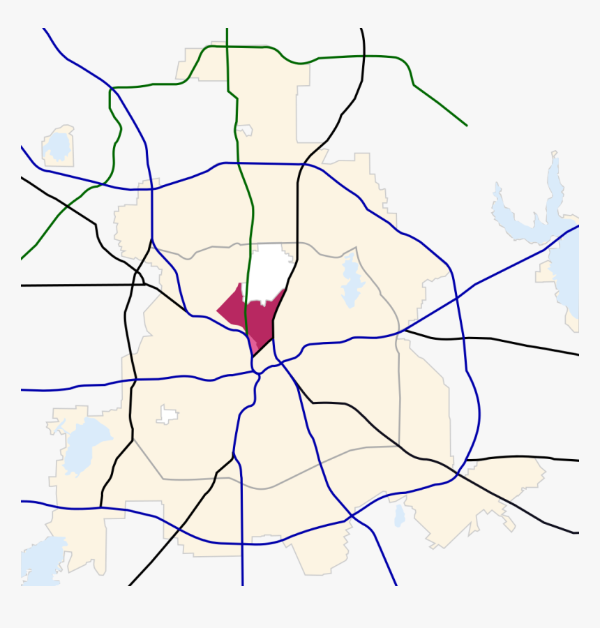 Dallas Map Png, Transparent Png, Free Download