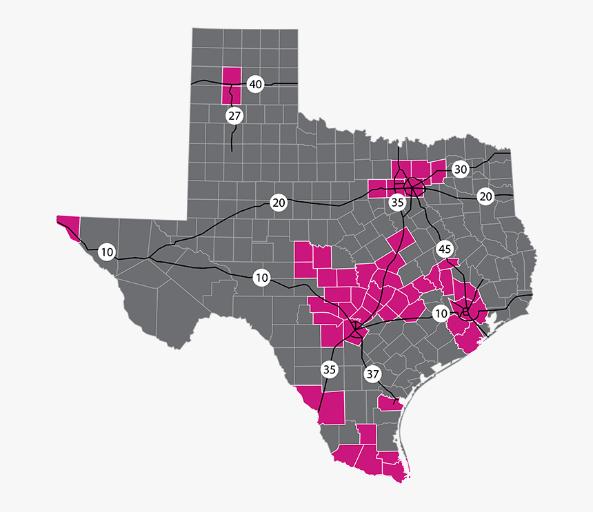 Texas Election Map 2016, HD Png Download, Free Download