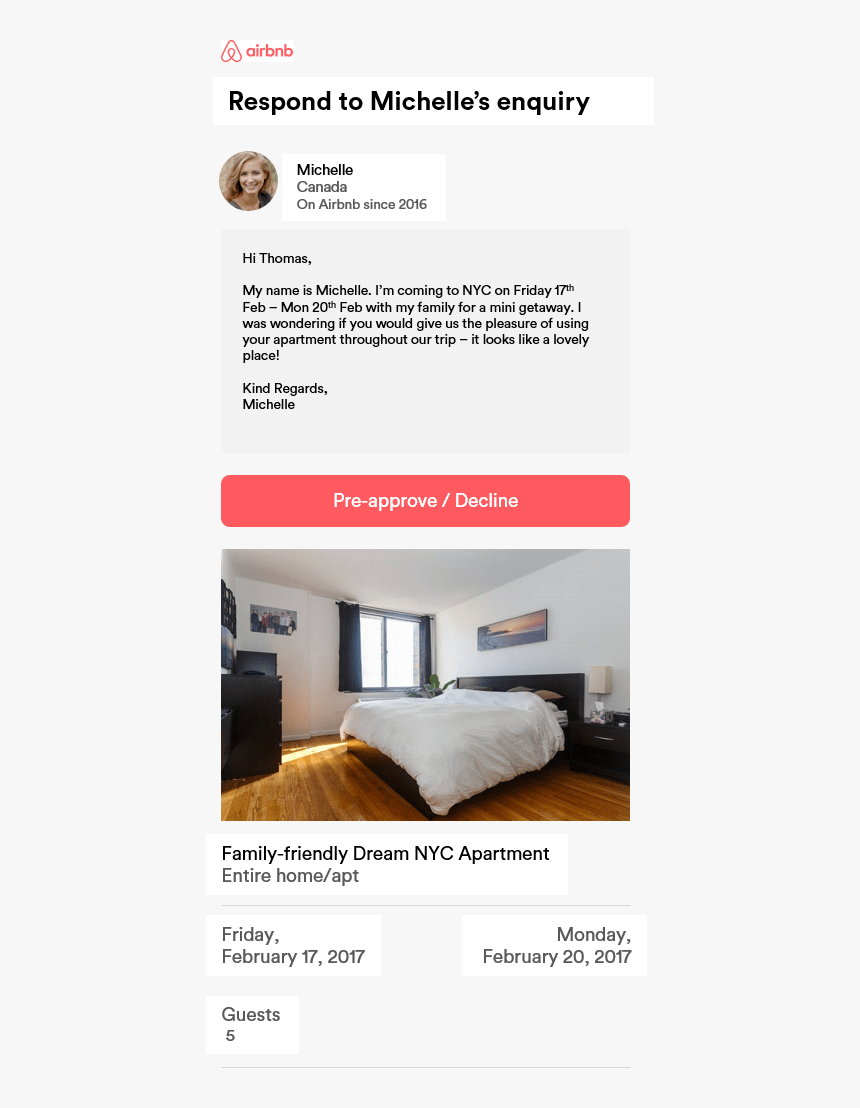 Airbnb Booking Confirmation Email, HD Png Download, Free Download