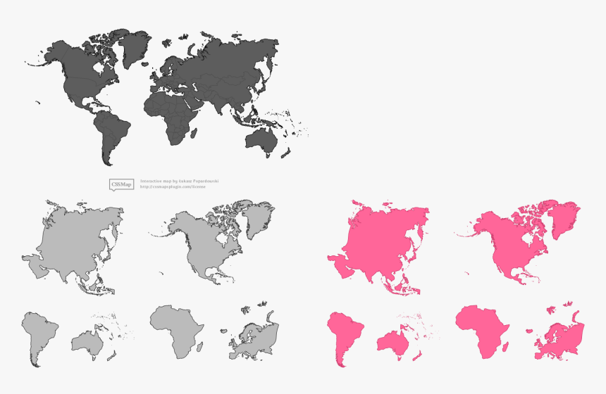 Continents Png, Transparent Png, Free Download