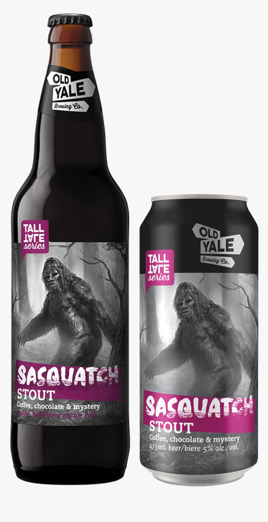 Old Yale Brewing , Png Download - Old Yale Sasquatch Stout, Transparent Png, Free Download