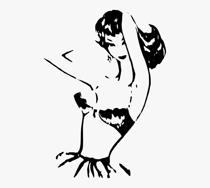 Top Girl Breast - Stencil Boobs, HD Png Download, Free Download