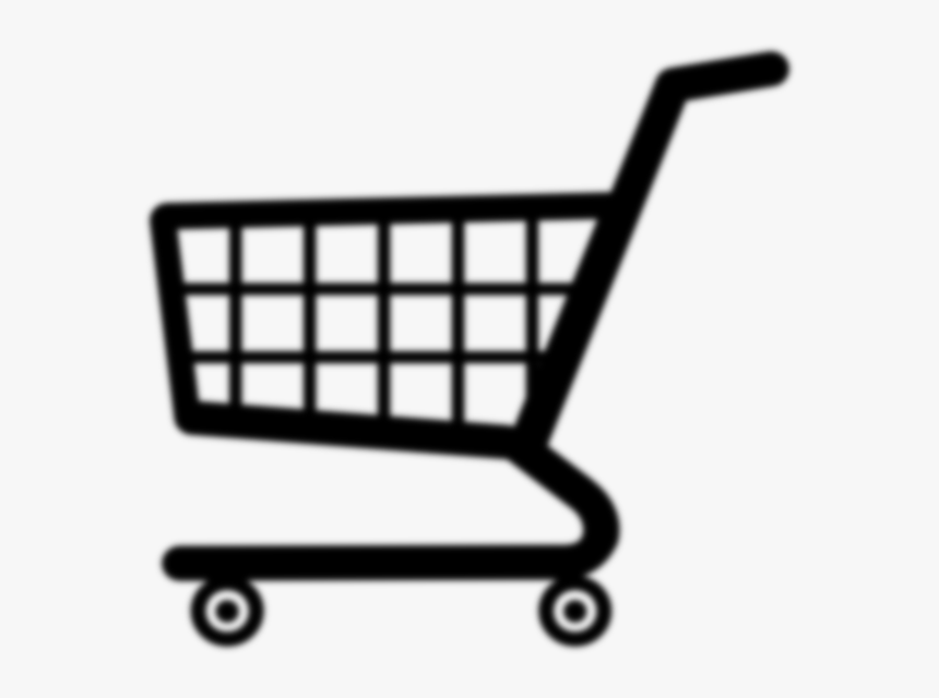 Shopping Cart Icon Blurred Svg Clip Arts - Shopping Cart, HD Png Download, Free Download