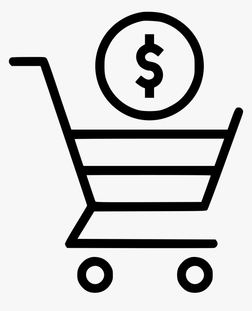Png File Svg - Shopping Cart Line Icon, Transparent Png, Free Download