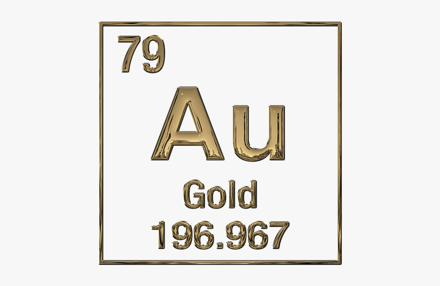 Periodic Table Of Elements Gold, HD Png Download, Free Download