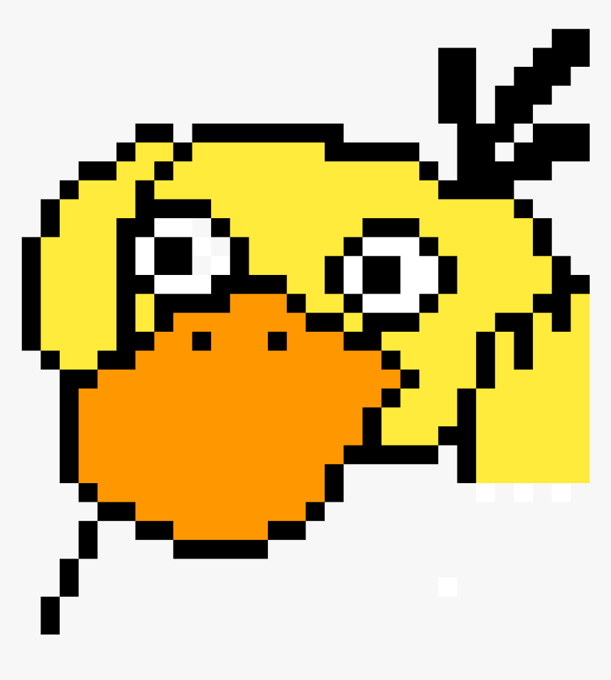 Psyduck , Png Download - Pixel Sad Face, Transparent Png, Free Download