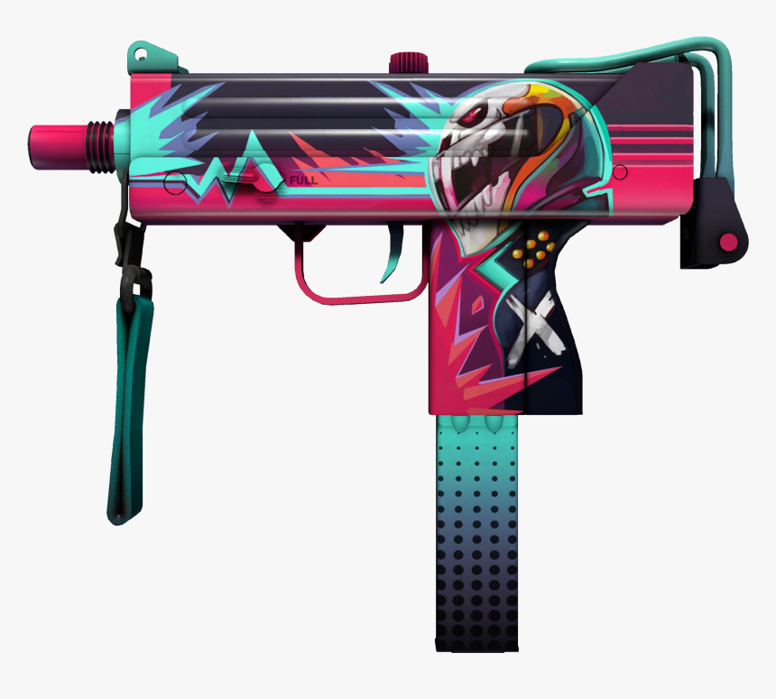 Mac 10 Piloto De Neon, HD Png Download, Free Download