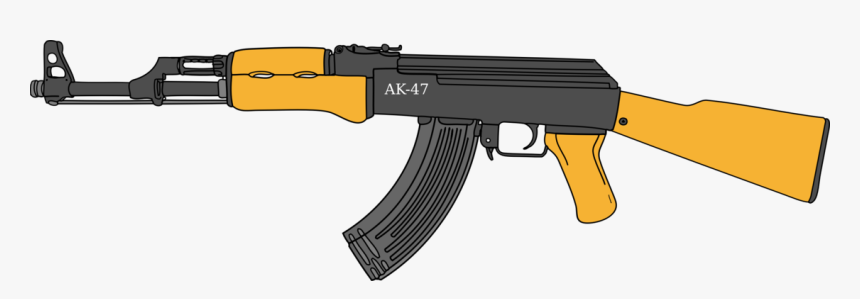Transparent Ak-47 Clipart - Ak 47 Clipart Png, Png Download, Free Download