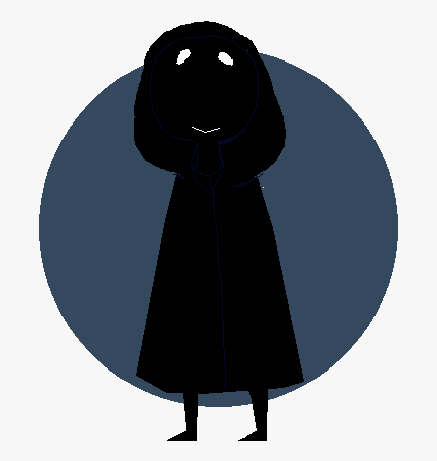 The Hooded Figure Smiles , Png Download - Cartoon, Transparent Png, Free Download