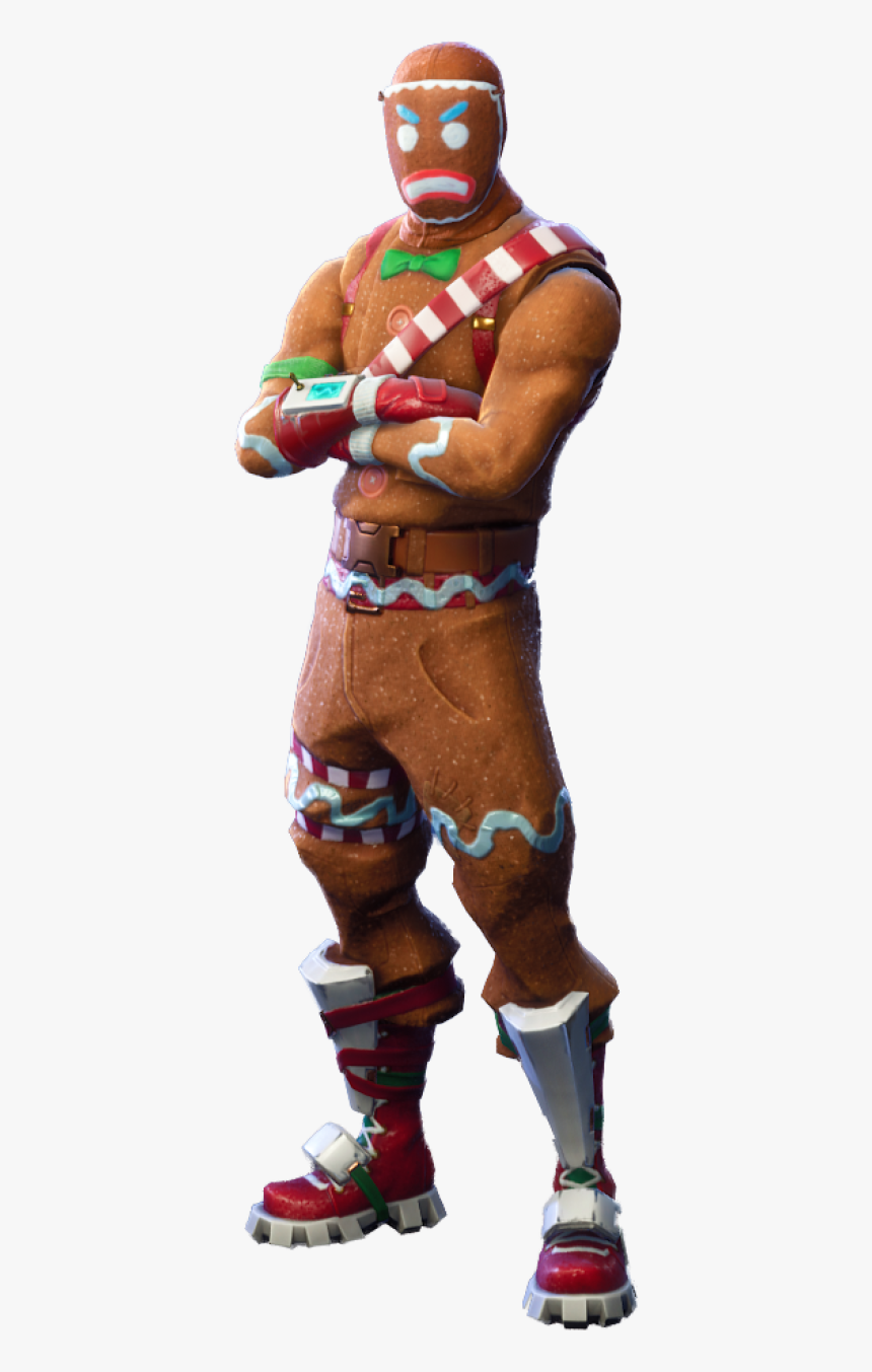 Fortnite Gingerbread Man Skin Png, Transparent Png, Free Download